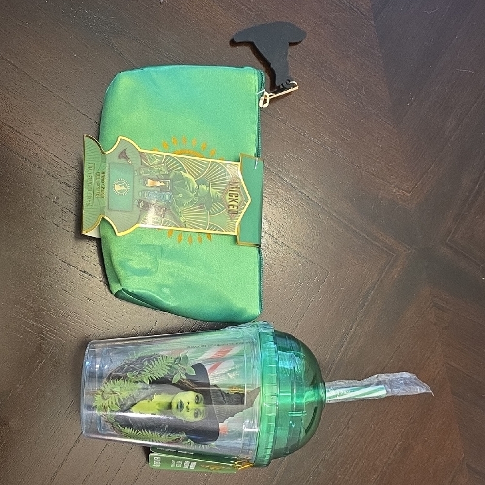Wicked Witch Green Tumbler and Pouch Set